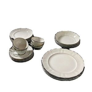 Harmony House China 3639 Silver SonataService for 4.  Quantity: 2